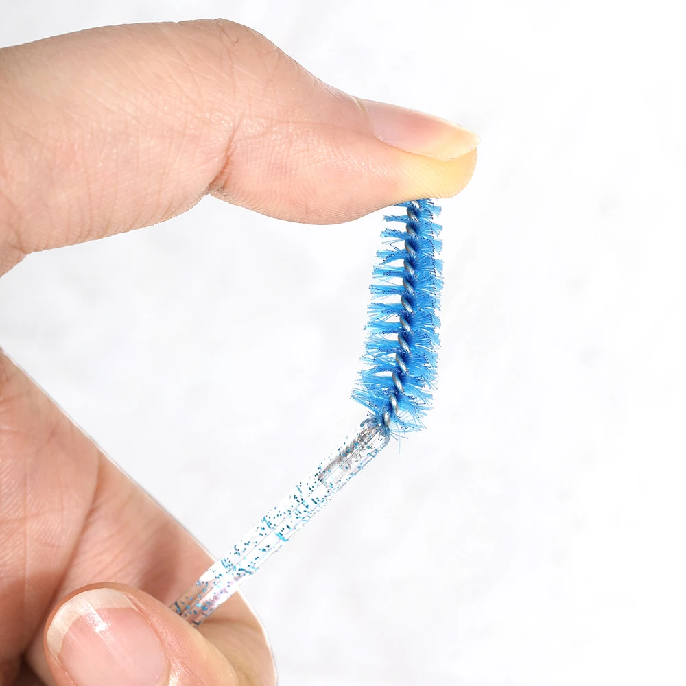 1Pcs Reusable Eyelash Brush With Dustproof Tube Portable Mascara Applicator False Eye Lash Eyebrow Brush Daily Makeup Tool eyelashes brush,eyelashes brush comb