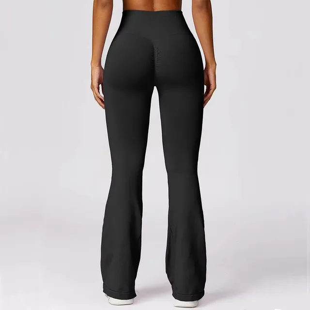 82870-e91500.jpg Leggings évasés sans couture pour femmes, pantalons évasés, pantalons de yoga, taille haute, pantalons à jambes larges, pantalons de sport évasés, vêtements de danse, entraînement de gym, fitness