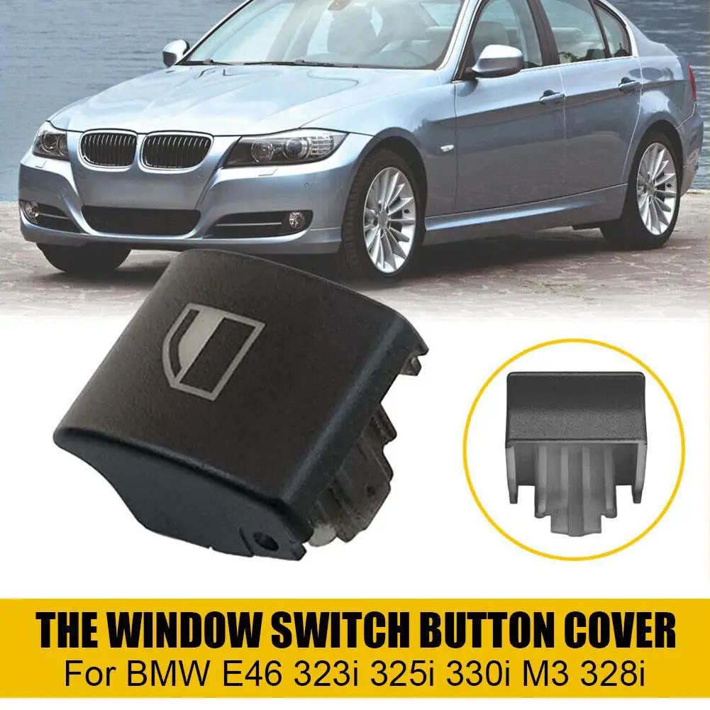 문짝 창문 스위치 단추 커버, BMW 3 시리즈 E46 97-20 61318381514 E5A3 용 단추 프레임 커버