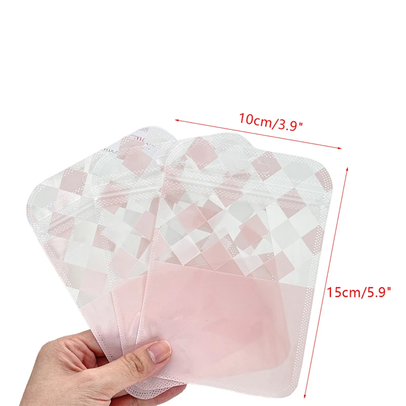 10PCS Self-adhesive Bag Square Card Hand Account Material Paper Packaging Bag Gift Candy Packaging