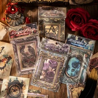 20 pcs Light Retro Poster Material Paper Mysterious Realm Collage Decorative Scrapbooking Memo Pad Diary Album Lable Stationery 1