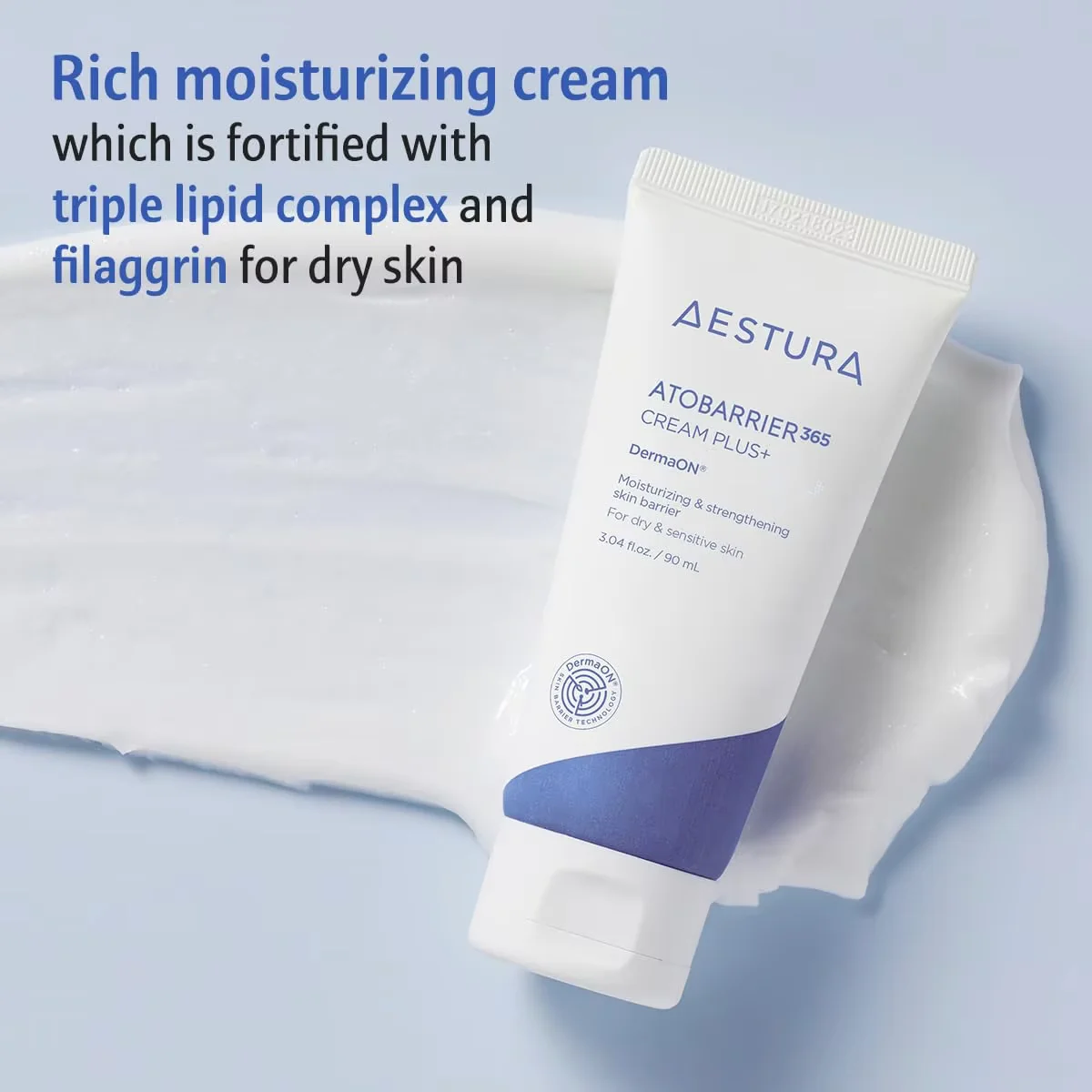 AESTURA ATOBARRIER365 Ceramide Cream, Korean Barrier Repair Moisturizer 120 Hours Lasting Moisturization, Encapsulated Ceramid
