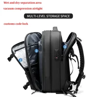 Travel Men 17 inch Laptop Backpack vacuum compression Backpack Business Large Capacity school Backpack expand outdoor backpack - Image 2