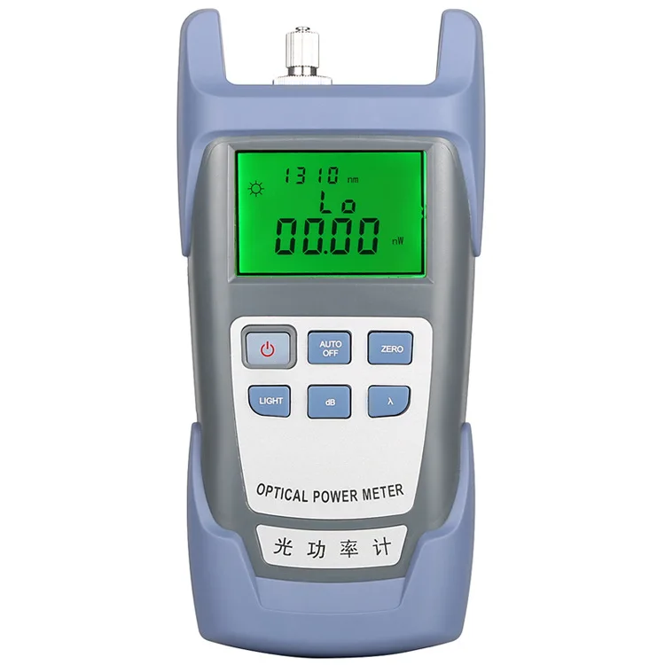 AUA-9 optical power meter -70dBm~+10dBm fiber tester light decay tester light multimeter send SC / FC connector 7 wavelength