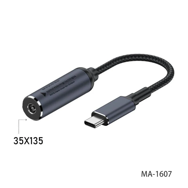 1PCS 100W DC Buchse auf Typ-C Adapter Kabel Universal Laptop PD Konverter Schnelle Ladekabel 5V/9V/20V Geeignet für Lenovo HP – Detail 18