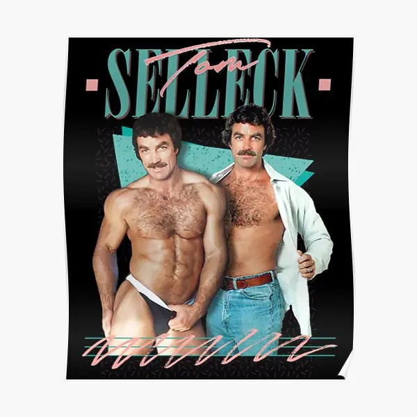 

Постер Tom Selleck для дома, забавная винтажная роспись, художественное искусство, комната, современный декор на стену, украшение, картина, печать без рамки