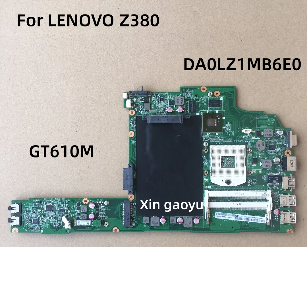 

Оригинальная материнская плата для ноутбука LENOVO Ideapad Z380, материнская плата GT610M DA0LZ1MB6E0 90000128 SLJ8E N13M-GE1-S-A1 100%, протестированная материнская плата