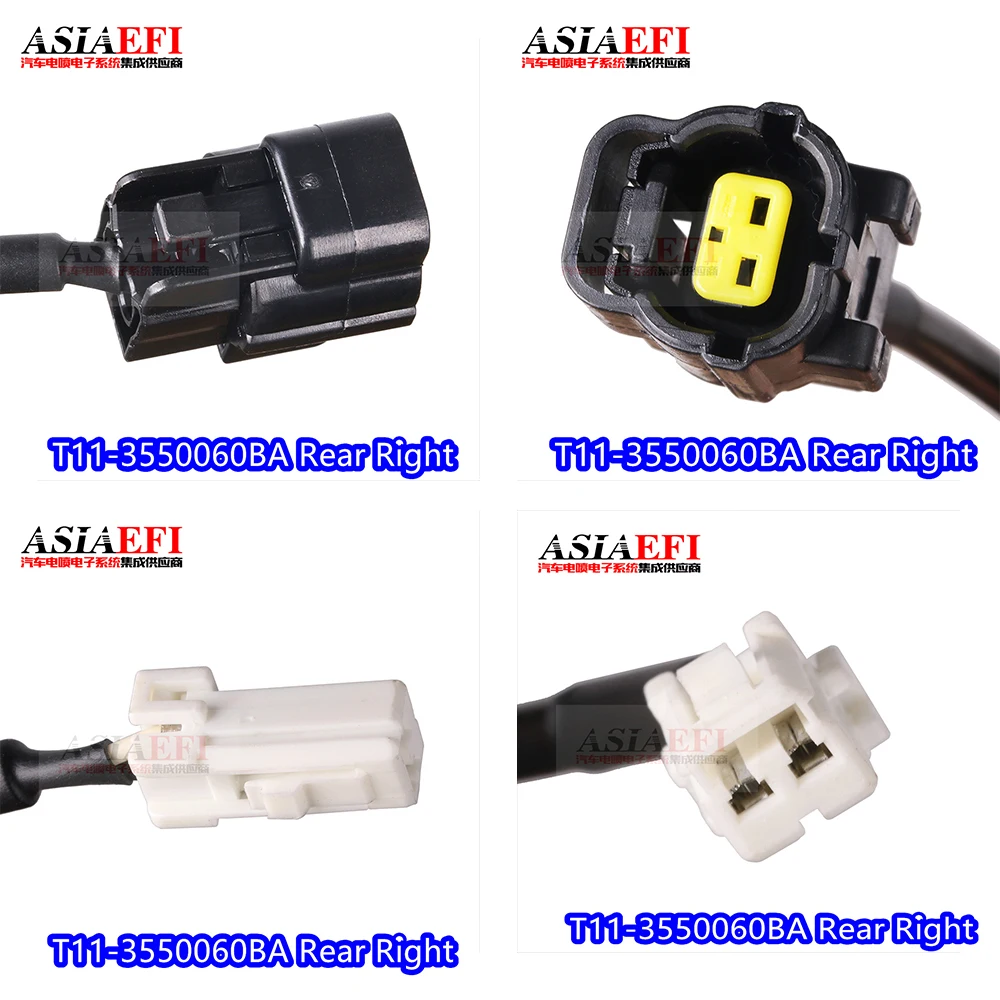 하이 퀄리티 OEM T11-3550050BA T11-3550060BA, 후면 좌측 또는 후면 우측, ABS 휠 속도 센서, Chery Tiggo 2010 2WD 용 자동차 부품