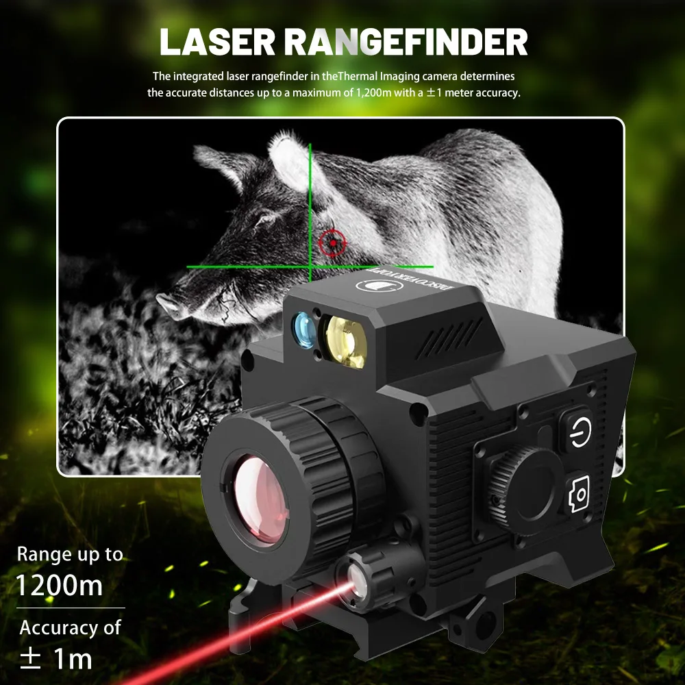 Discoverer DTS642 Series Thermal Imaging With Distance Measurement HD Infrared Hot Search Bow Sight Outdoor Search And Rescue 3