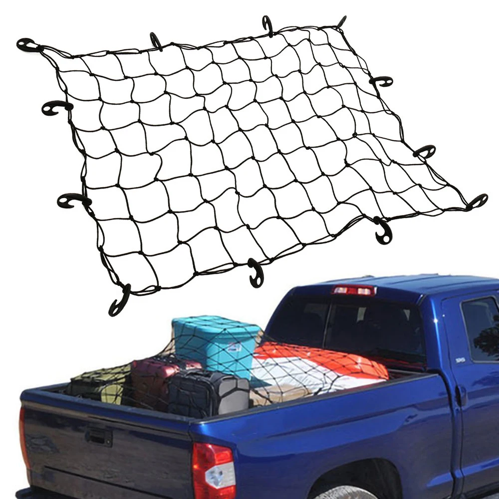 Heavy Duty Latex Cargo Net for SUV Truck Roof Luggage