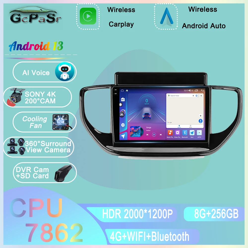 

Автомагнитола для Hyundai Solaris 2 2020-2021, Android, видео, мультимедийный плеер, Bluetooth, навигация, GPS, сенсорный экран