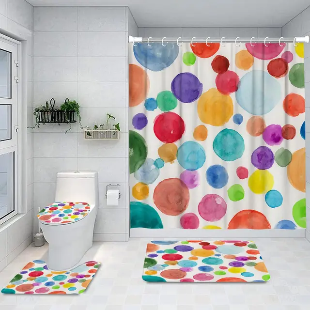 Tropical Bathroom Shower Set 6