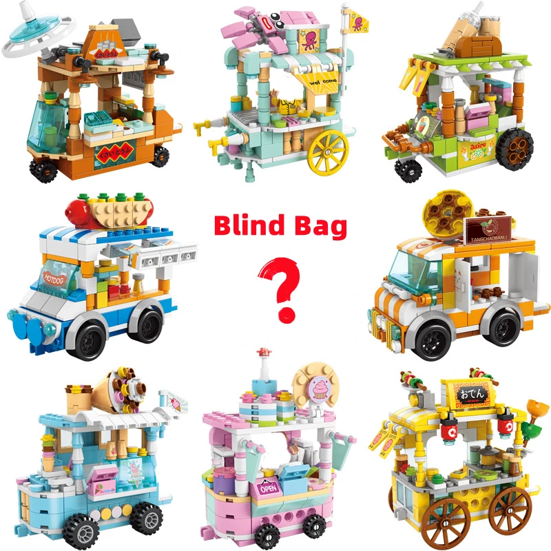 Bewolkt Verheugen opening Stad Vrienden Winkel Blokken Auto Speelgoed Compatibel Classic Bouwstenen  Truck Winkel Jonge Kinderen Gift 3 4 6 8 Jaar oude Blind Bag| | - AliExpress