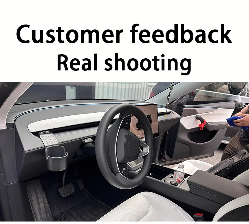 For Tesla Model Y 3 2019-2025 Model Y 2019-2025 Dashboard Water Cup Holder Car