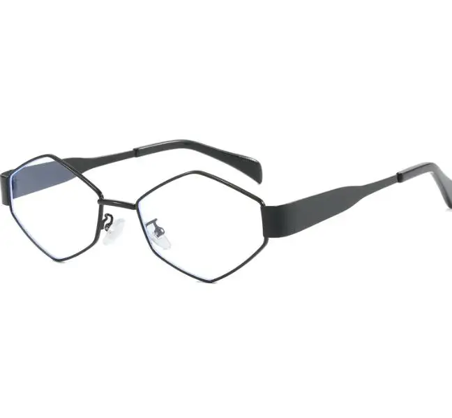 

Новинка 2024, модные солнцезащитные очки для мужчин и женщин, солнцезащитные очки в металлической оправе с черными линзами, очки для вождения, UV400 A31