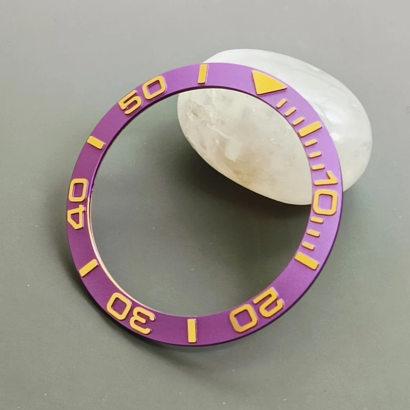 38mm Incline Aluminum Bezel Insert for Men's Watch Customization