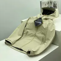 ARC Outdoor Fashion Casual Skiing Men's Sports Plus Fleece Soft Shell British Style Fishing Retro Seamless Adhesive Jacket 2