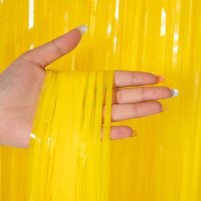 Rainbow Foil Fringe Curtain for Celebrations and Events Decor