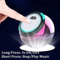 Mini Bluetooth Speaker with Mic, HiFi Music Cell Phone Tablet Metal Loud Speaker Sport Portable Subwoofer 4