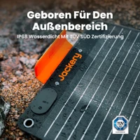 Panneau solaire Jackery SolarSaga 40 mini, panneaux solaires portables avec ports USB-C et USB-A, chargeur solaire pliable de la taille d'un livre pour téléphones, compatible avec Jackery 100Plus/300Plus, étanche IP68 7