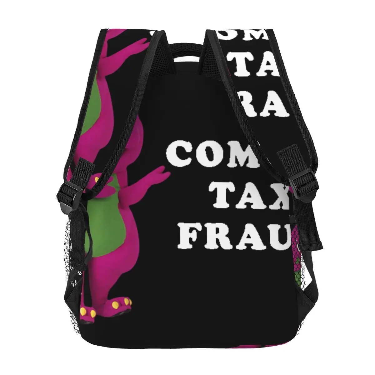 Commit Tax Fraud Casual Backpack Unisex Students Leisure Travel Computer Backpack