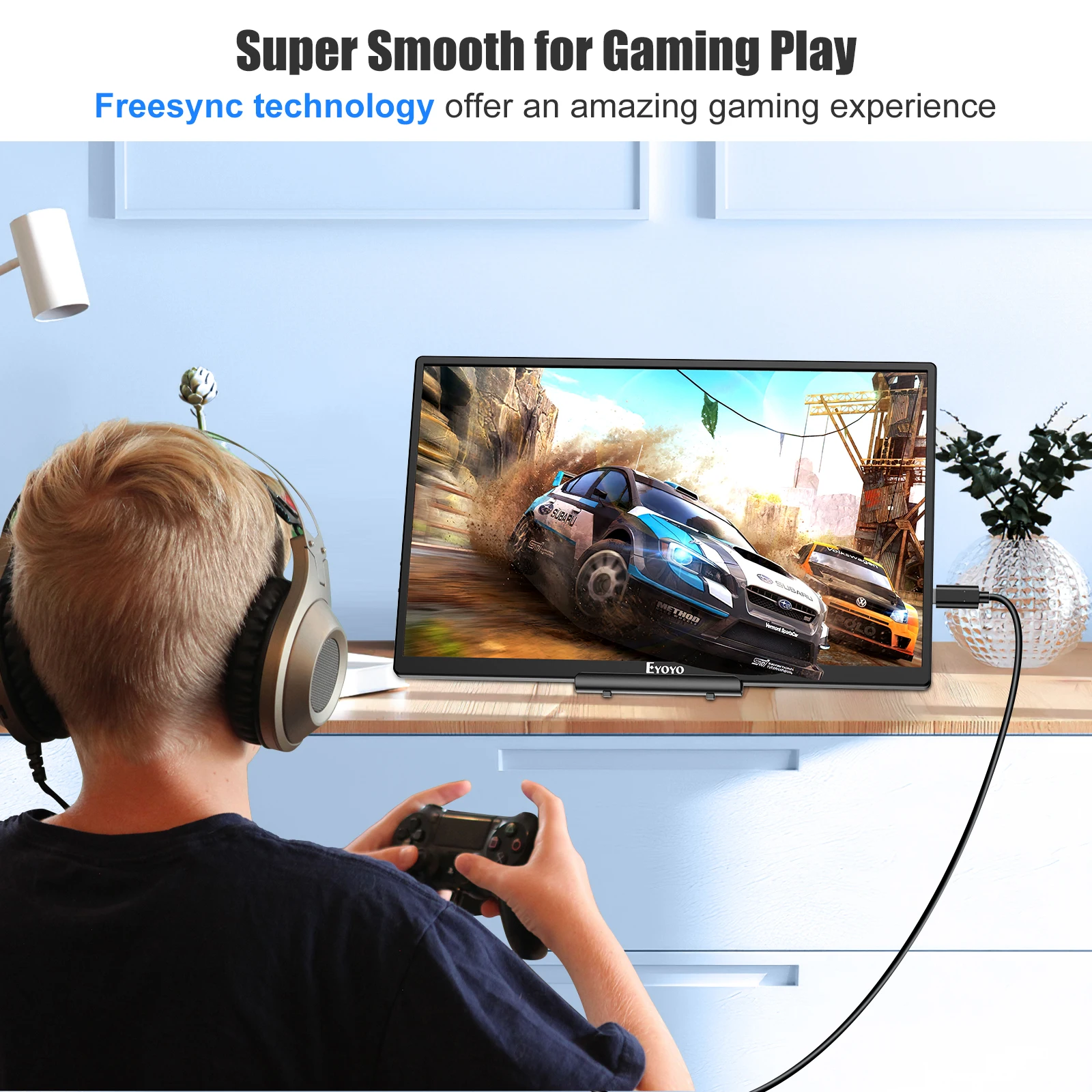 Eyoyo ƮϿ ̹ , 10.5 ġ, 1920x1280P, HDMI  USB-C  ÷, IPS ȭ, PC Mac ޴ PS4/5 Xbox