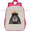 Cartoon Capybara Backpacks for Cute Kindergarten Children's Schoolbag Waterproof Kids Book Mochila Boys Girls Animal Bag 4