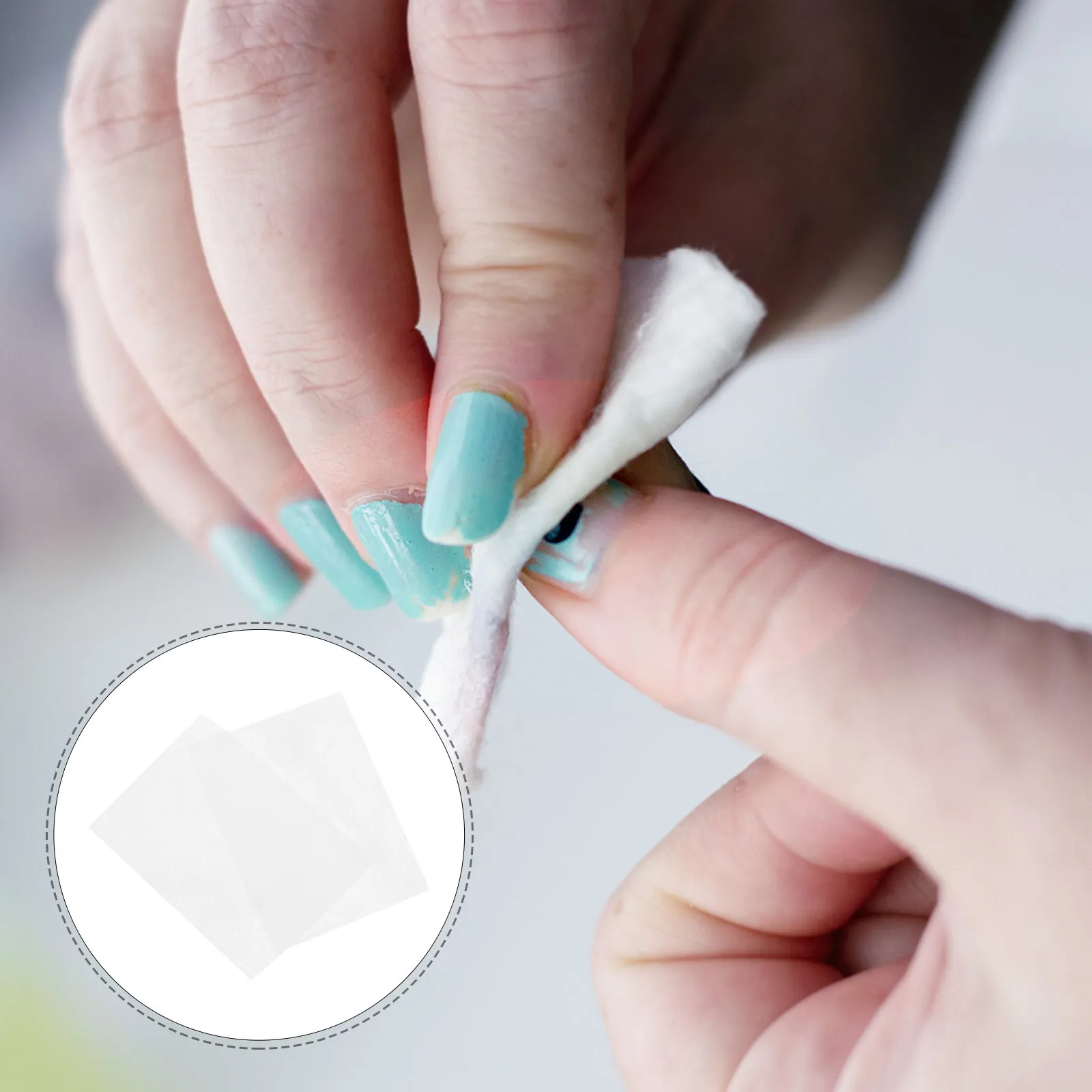 20팩 얼굴 메이크업 제거 및 토너 도포용 순한 면 패드, 부드럽고 편안한 피부 안전한 페이셜 클렌징 패드