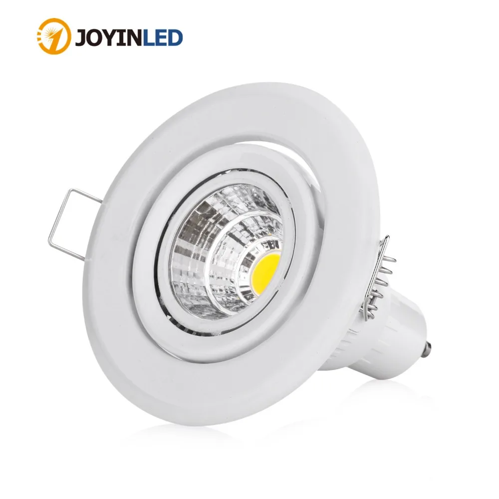 

10pcs/lot Round Adjustable LED Ceiling Spotlight Frame GU10 MR16 GU5.3 Bulb Lamp Holder Base Spot Lighting Fixture Accessories