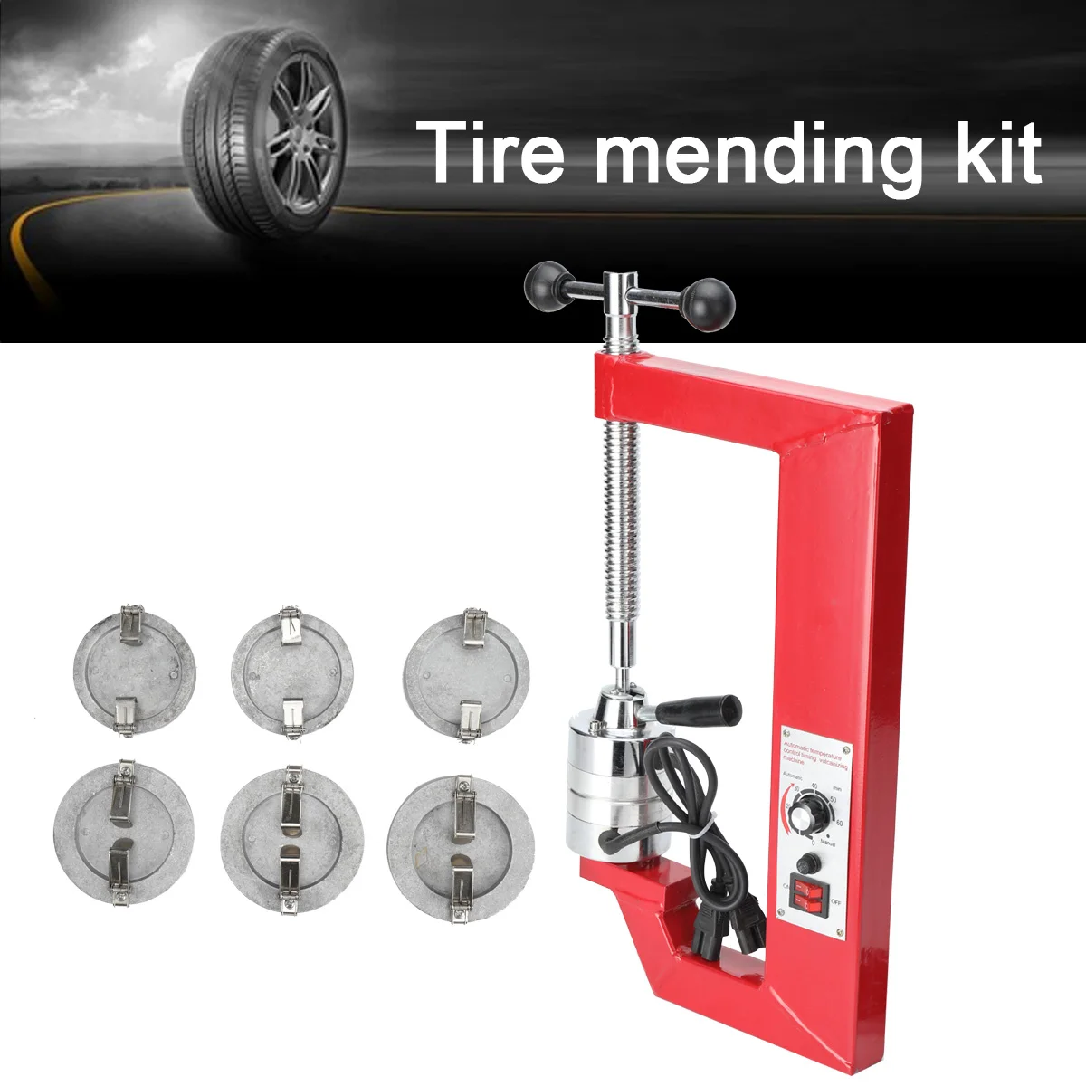 

110V шиногибочный станок 2x50 0W аппарат для ремонта шин Kit 145-165 °C