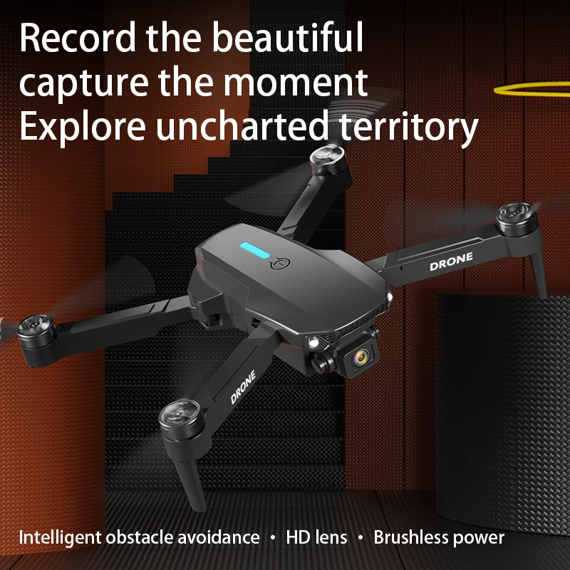 E88 PRO Brushless Motor Drone 8K Drone with camera Obstacle Avoidance optical flow remote control drone Dual camera Mini drone drone quadcopter
