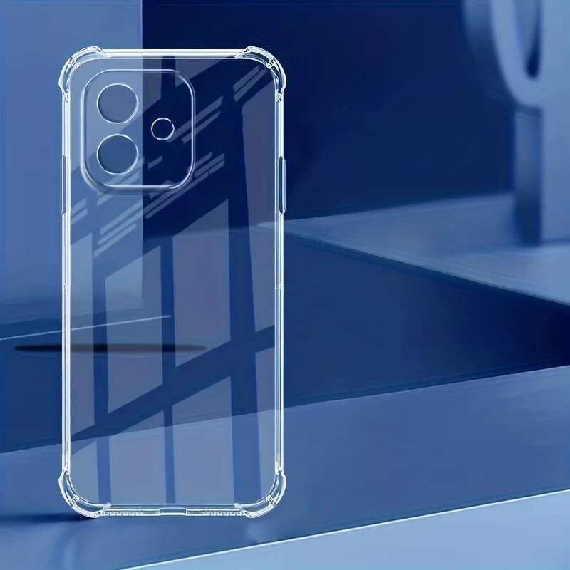 Crystal Clear Silicone Phone Case - Premium Transparent Protection