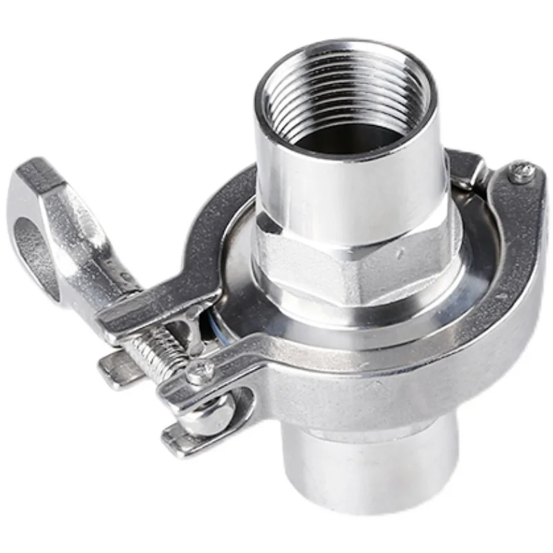 1/2 To 2 Tri Clamp Cover Thread Ferrule Adapter Stainless Steel SS304 with Sillicon Gasket Pipe Fitting