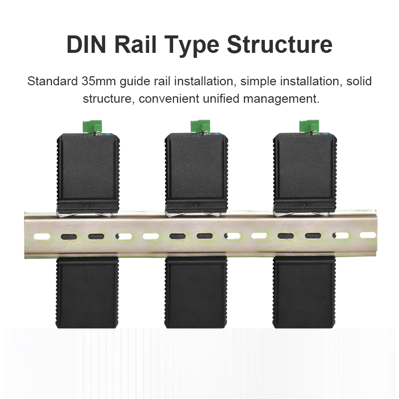 Onti-switch Ethernet Industrial Gigabit Completo Proteção contra Relâmpagos Trilho Din Ip40 6kv40 a 85 °c 10 Mbps 100 Mbps 1000mbps Portas Portas - Imagem 6