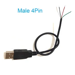 Versatile USB Power Extension Cable with Connector Adapter - 1m (Male 4pin)