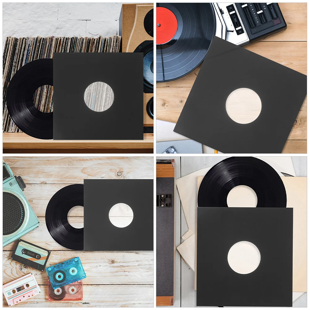 6 Pcs Vinyl Jackets Protector Album for Records Protective Sleeves Po Paper
