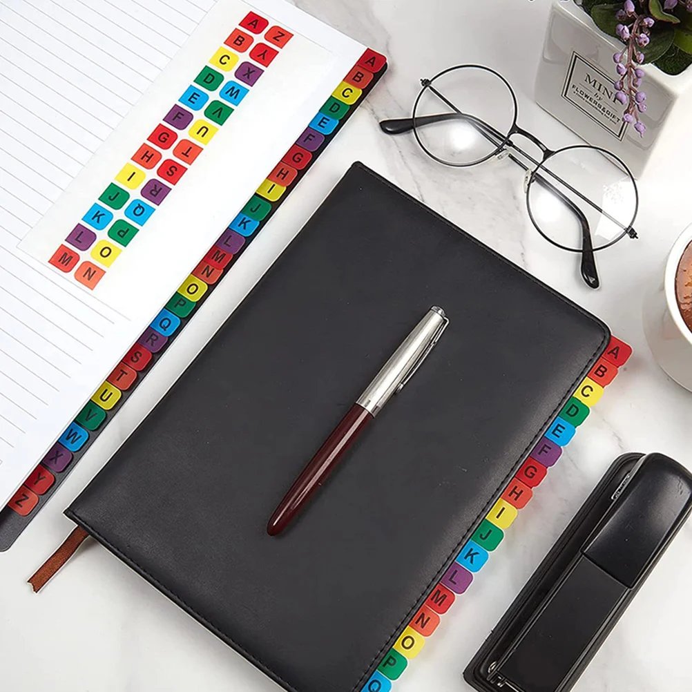 

Блокноты для записей, индексы алфавита, самоклеящиеся блокноты для чтения, алфавитные флаги, офисные принадлежности