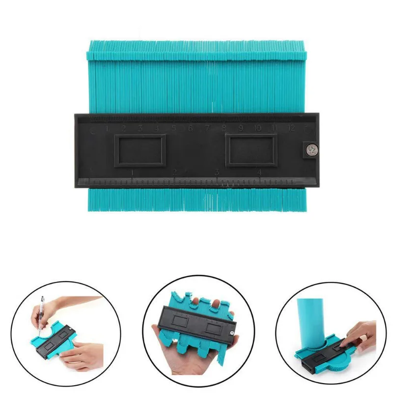 Contour Gauge 10 Inch, Widen Plastic Profile Gauge Duplicator Precisely Copy Irregular Shapes Wood Template Measuring Tool For Perfect Fit And Easy Cutting 10 Inch Widen Red P 44956408