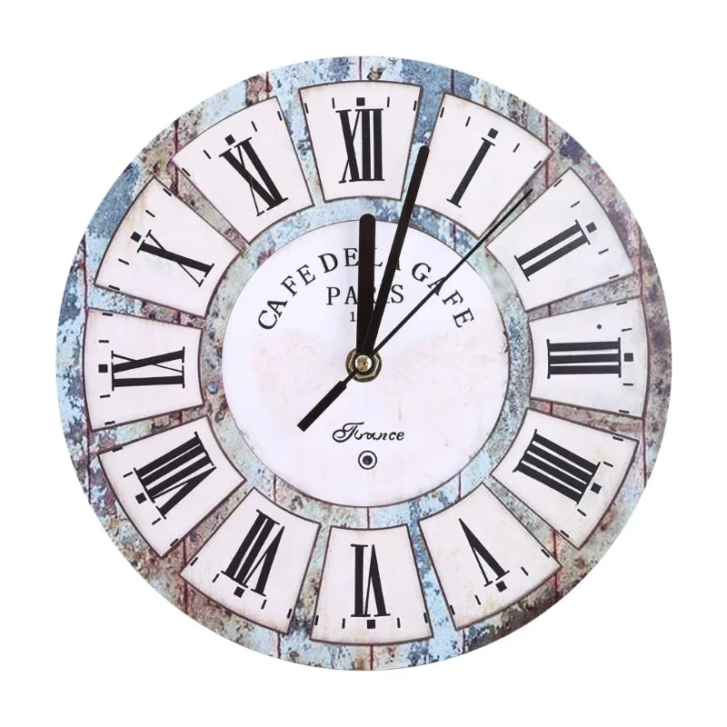 Wall Wooden Clocks Brief Design Silent Home Cafe Office Wall Decor 9inch Art Large Clocks 23cm Coffee Houses