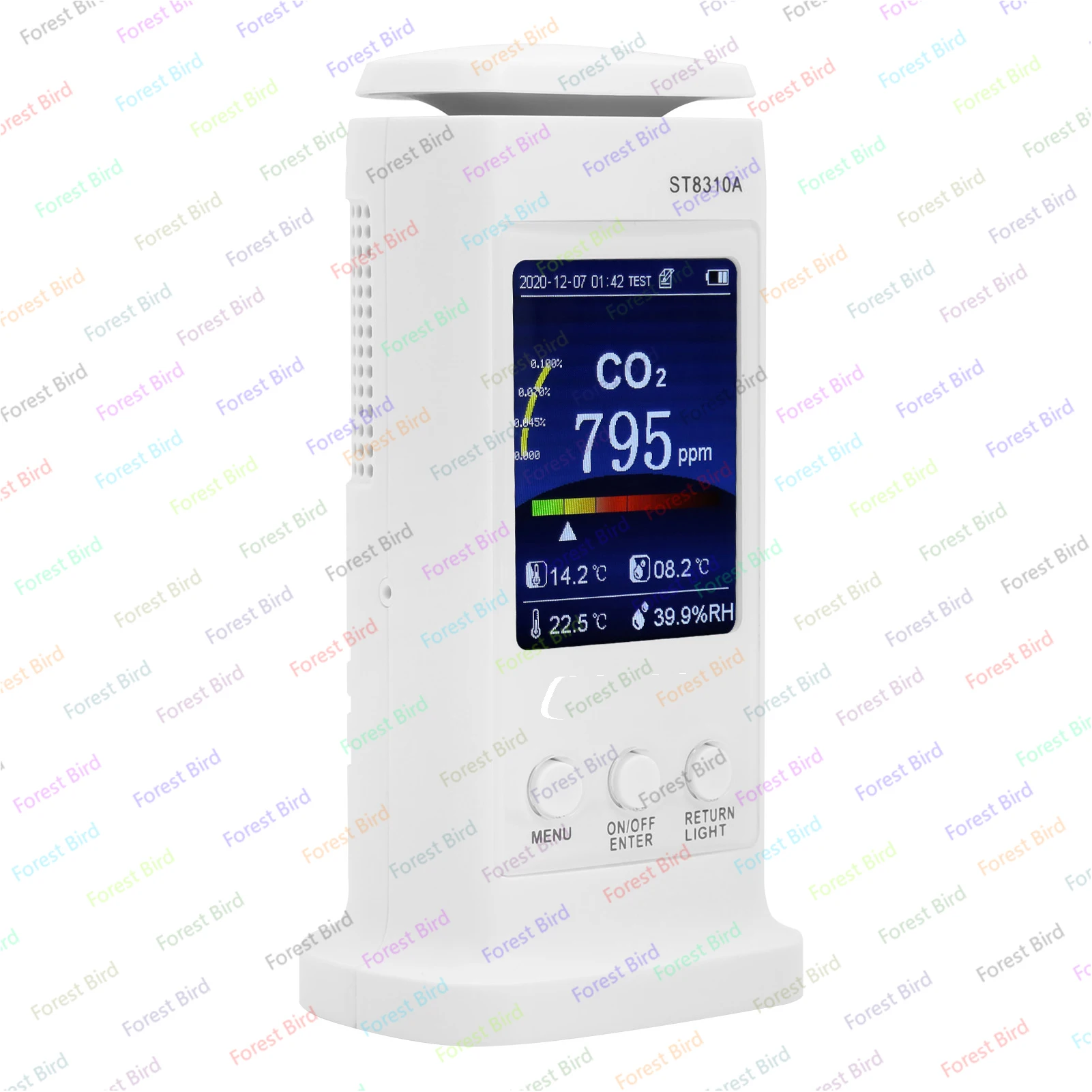 

Carbon Dioxide Tester Quality Meter Recorder Quality Detector Temperature Humidity Monitor