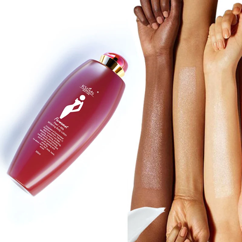 Korea Women Whitening Coconut Pearl Milk Body Lotion Whitening Skin Body Lotion Lightening for Dark Skin and Black Skin 300ml 6