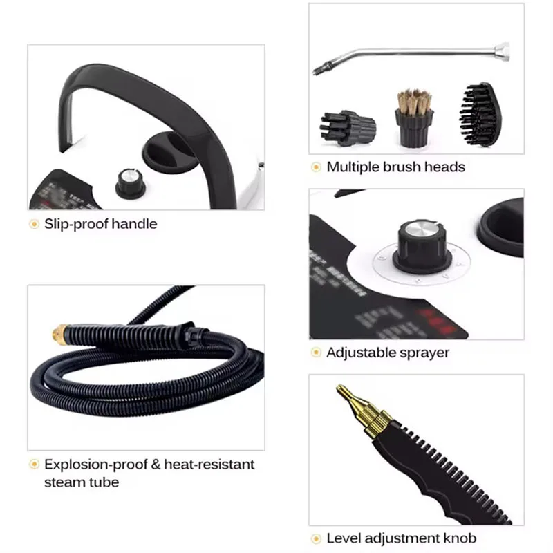 2024 Steam cleaning machine lowest price on all platforms high temperature disinfection kitchen range hood, car cleaning machine 2