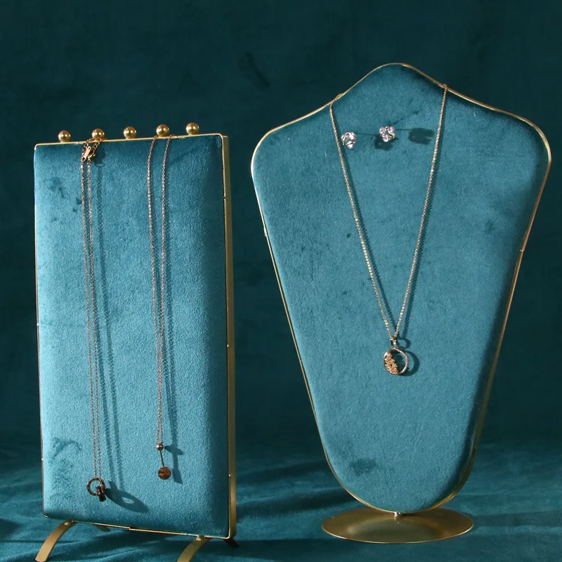 Jewelry Display Stand Velvet Ring Necklace Trinkets Shooting Props Bracelet Earrings Jewelry Showcase Storage Holder for Jeweler