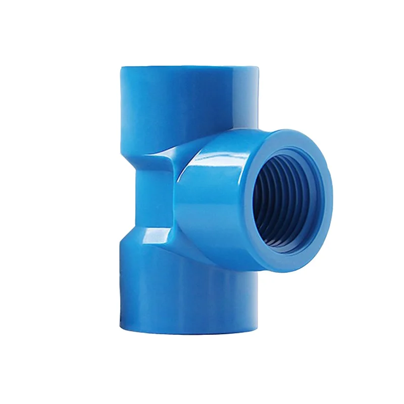 2pcs 1/2 3/4 1 Inch PVC Pipe Female Threaded Straight Elbow Tee End Cap Connector Aquarium Fish Tank  Water Pipe Jiont Fittings drip tape kit Watering & Irrigation Kits