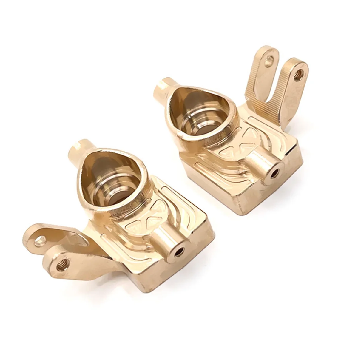BAAU RC Car Upgrade Brass Front Axle Steering Cup Kit for 1/12 H12Y H12Y+ RC Car Toy Parts