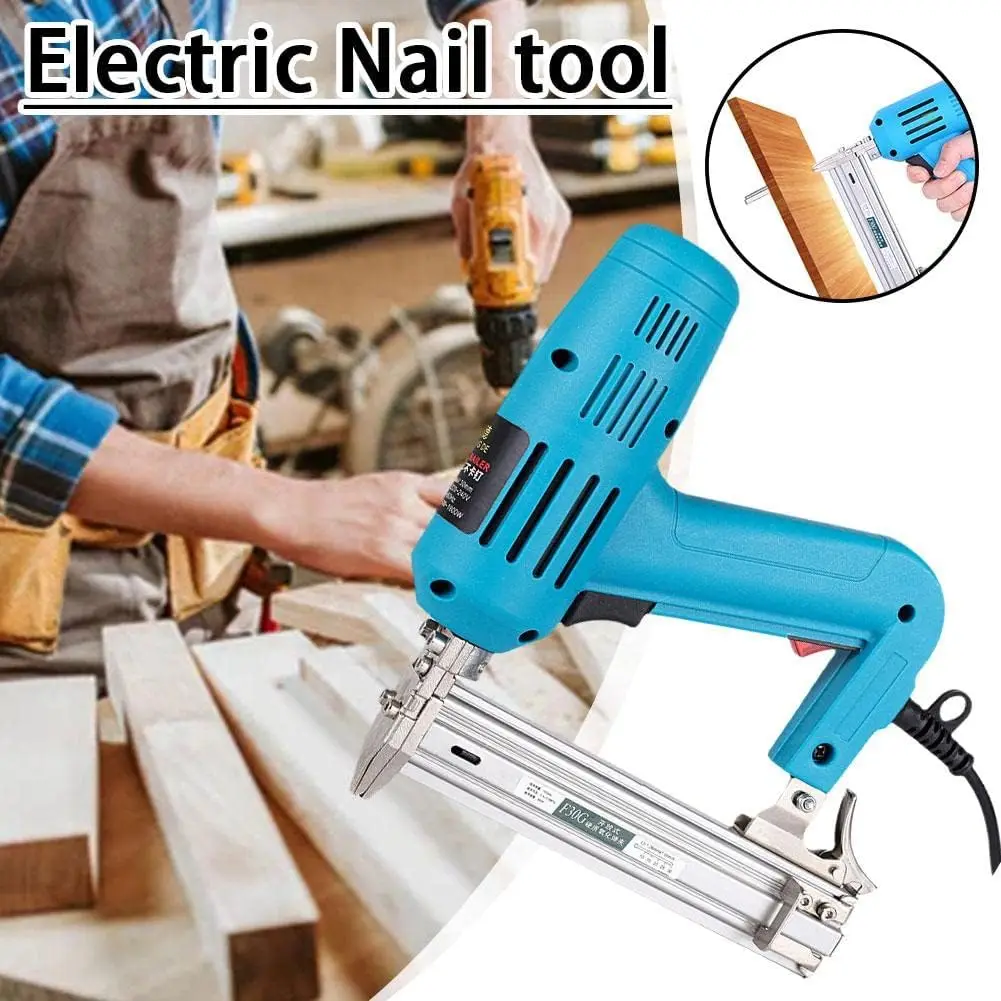 

1800W~2000W Electric Nail Gun Nailer and Stapler Furniture Staple Gun for Frame with Staples & Nails Carpentry Woodworking Tools