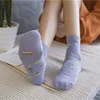 2pc Girls Medium Length Socks Korean Version Plain Color Fresh Cactus All Cotton Breathable Womens Mid Length Socks Cotton Socks 1