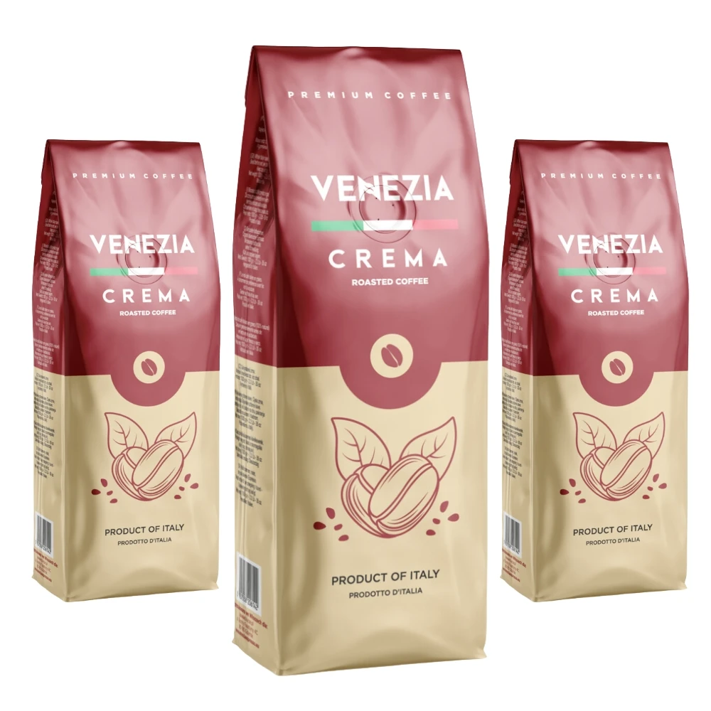 Zestaw 3kg Kawa ziarnista Venezia Crema z Polski za $50.95 / ~192zł