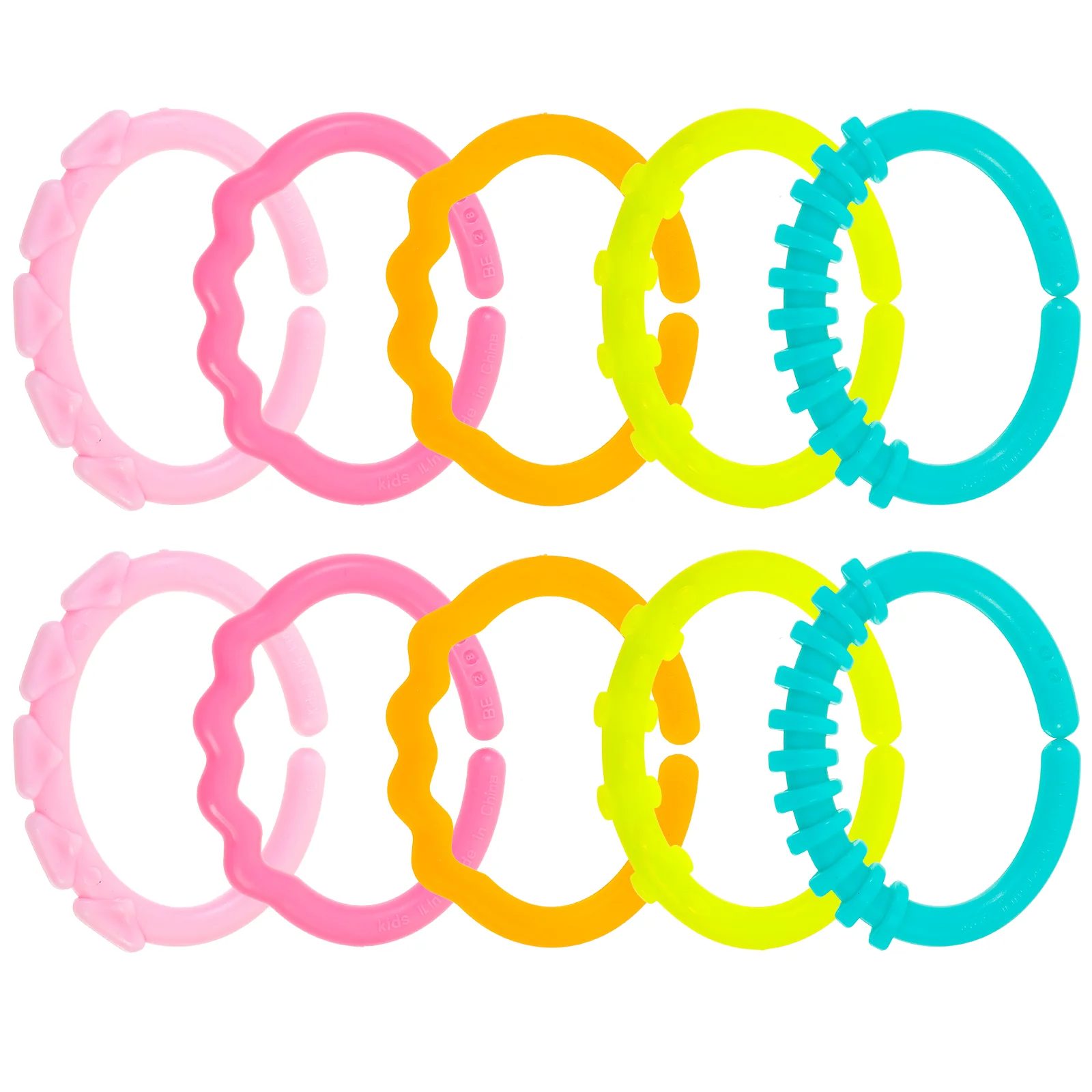 

24 шт., Детские кольца-прорезыватели для зубов