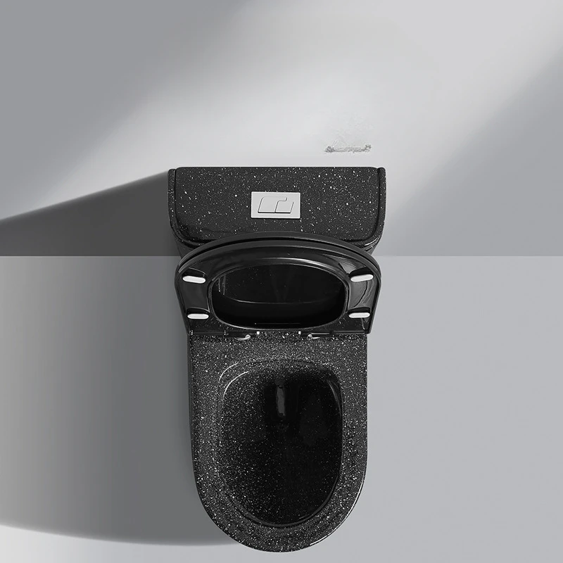 Colorful personalized ceramic toilet for small household use, siphon type toilet, silent toilet